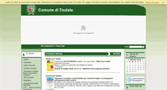 Desktop Screenshot of comune.tradate.va.it
