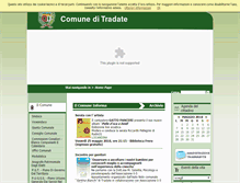 Tablet Screenshot of comune.tradate.va.it